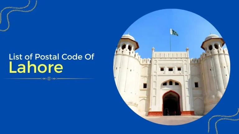 Lahore Postal Code