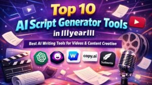 Top 10 AI Script Generator Tools in 2026