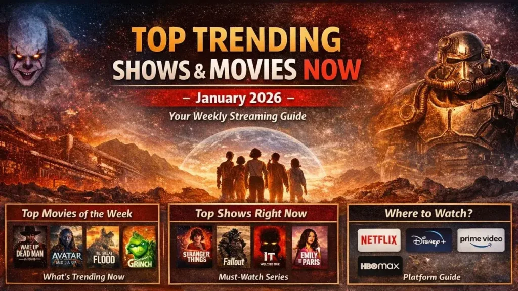 Top trending movies & showa Right Now